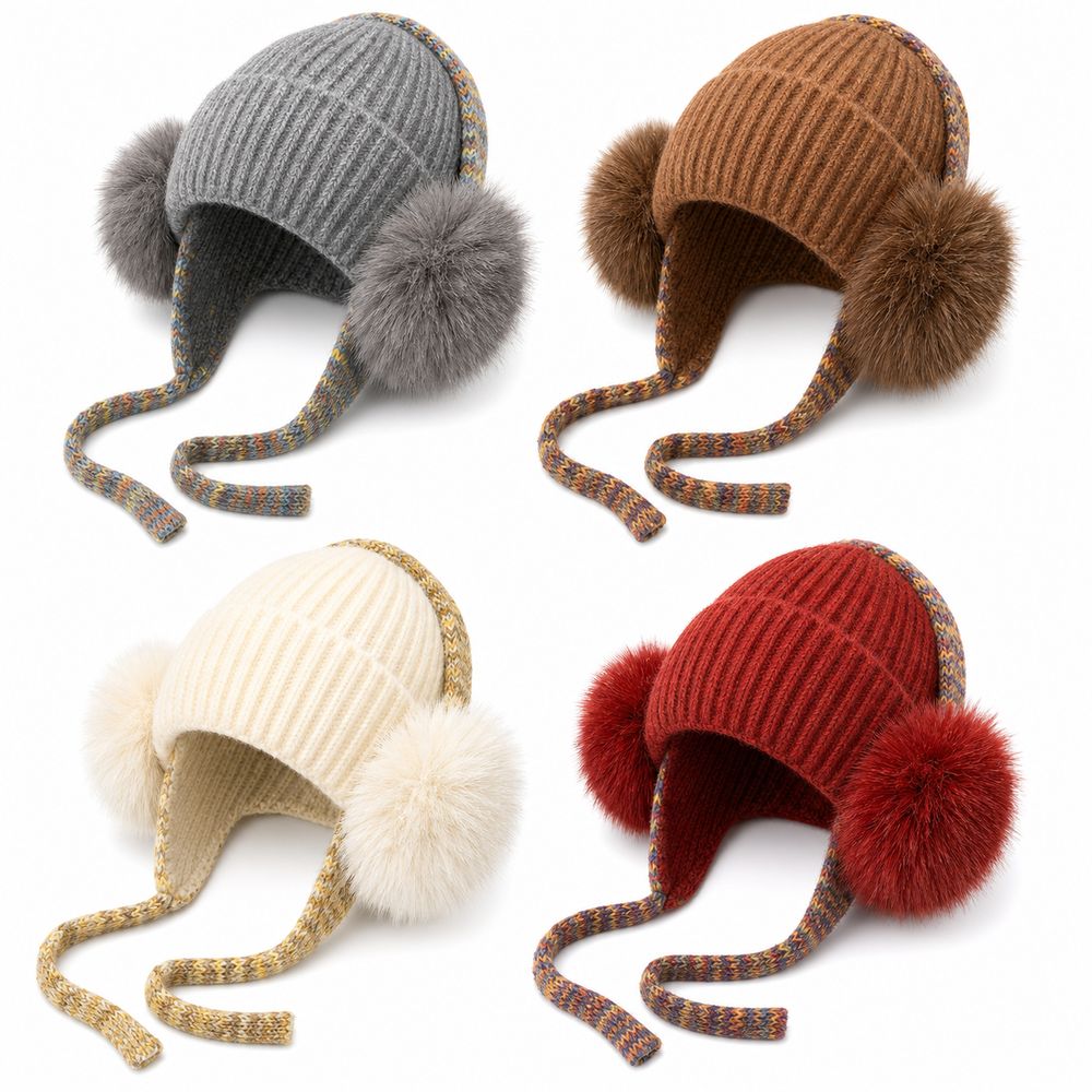 Beanie Cuffed Knit - Topi Kupluk Rajut Harian dengan Penutup