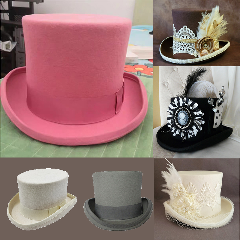 Fedora Hat Wool - Topi pria baru 100% wol topi