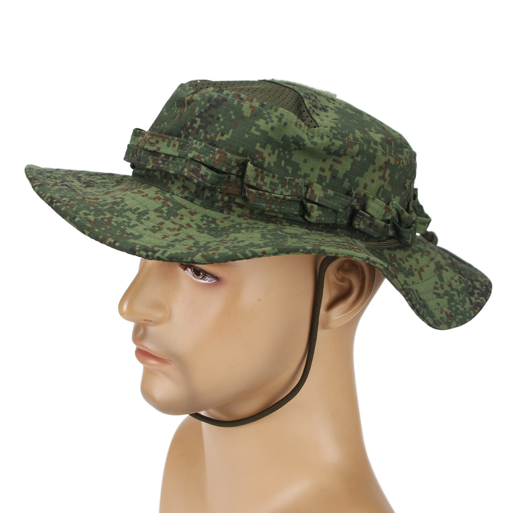 Boonie Hat Tactical - Topi Boonie Taktis 2.0 Jaring Kamuflase,