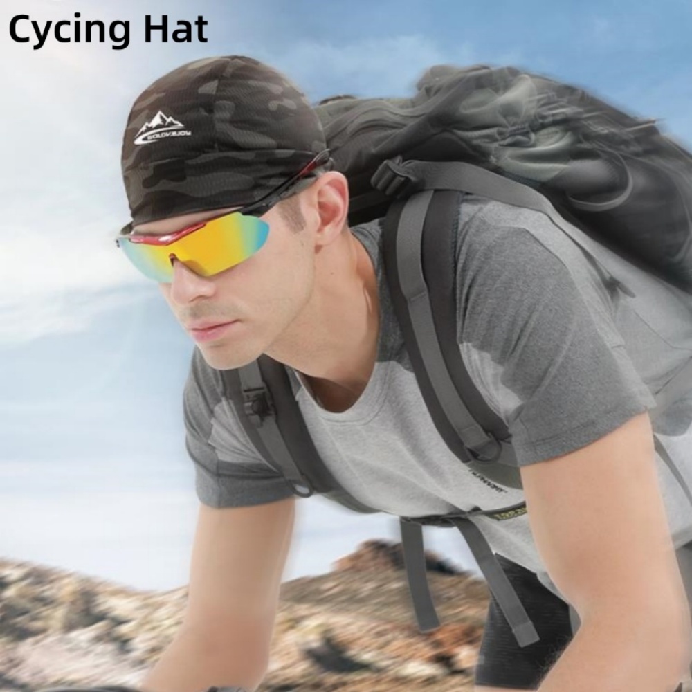 Skull Cap Helmet Liner - Topi Bersepeda Cepat Kering Anti-UV Topi