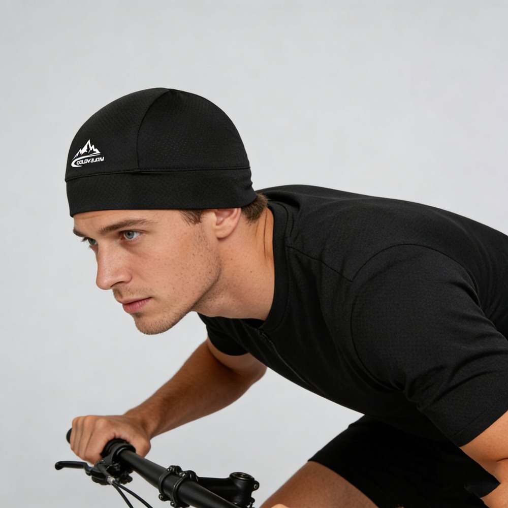 Skull Cap Helmet Liner - Topi Bersepeda Cepat Kering Anti-UV, Topi