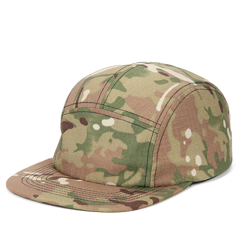 Corduroy Cap 5 Panel - Topi Camo matahari untuk pria, 5