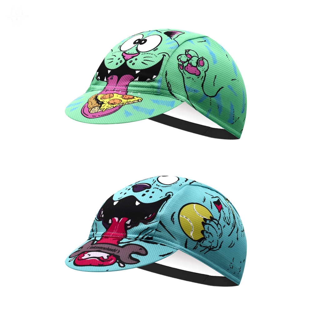 Skull Cap Helmet Liner - Topi Tengkorak Bersepeda Motif Monster Kartun,