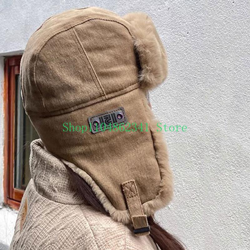 Trapper Hat Ear Flap - 652F Topi Beanie Tahan Angin Tebal