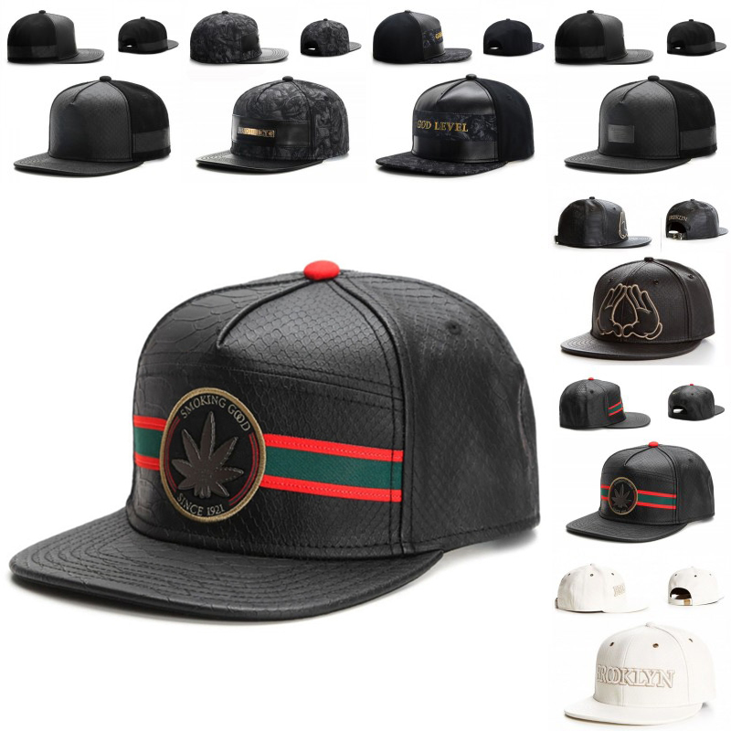 Baseball Cap Structured - Topi Bisbol Kulit Merek Fashion untuk