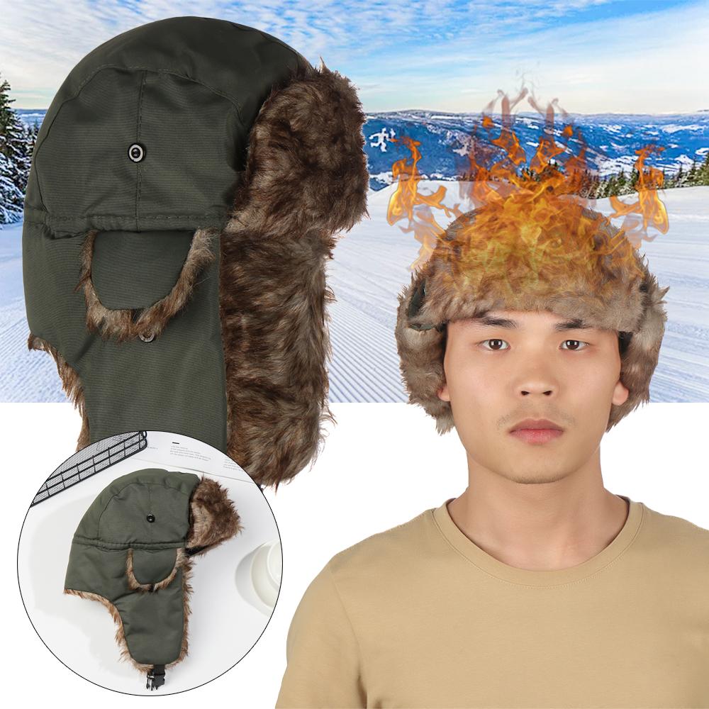 Trapper Hat Ear Flap - Topi Musim Dingin dengan Penutup Telinga,