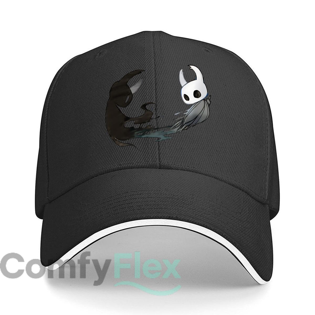 Baseball Cap Structured - Topi Hip Hop Ilustrasi Hollow Knight