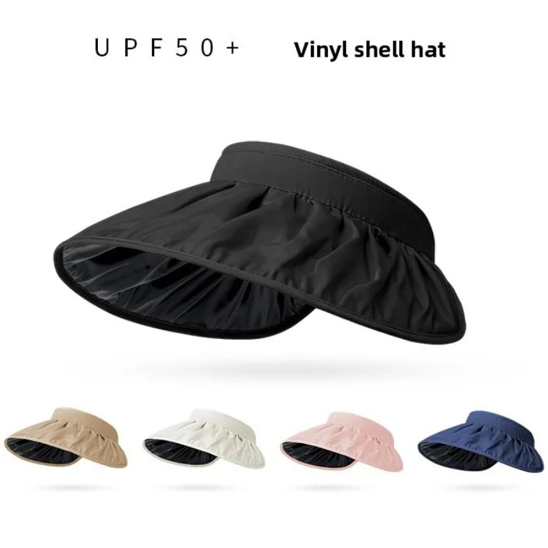 Visor Sun Hat - Topi Pelindung Matahari Lipat UPF50+ dengan