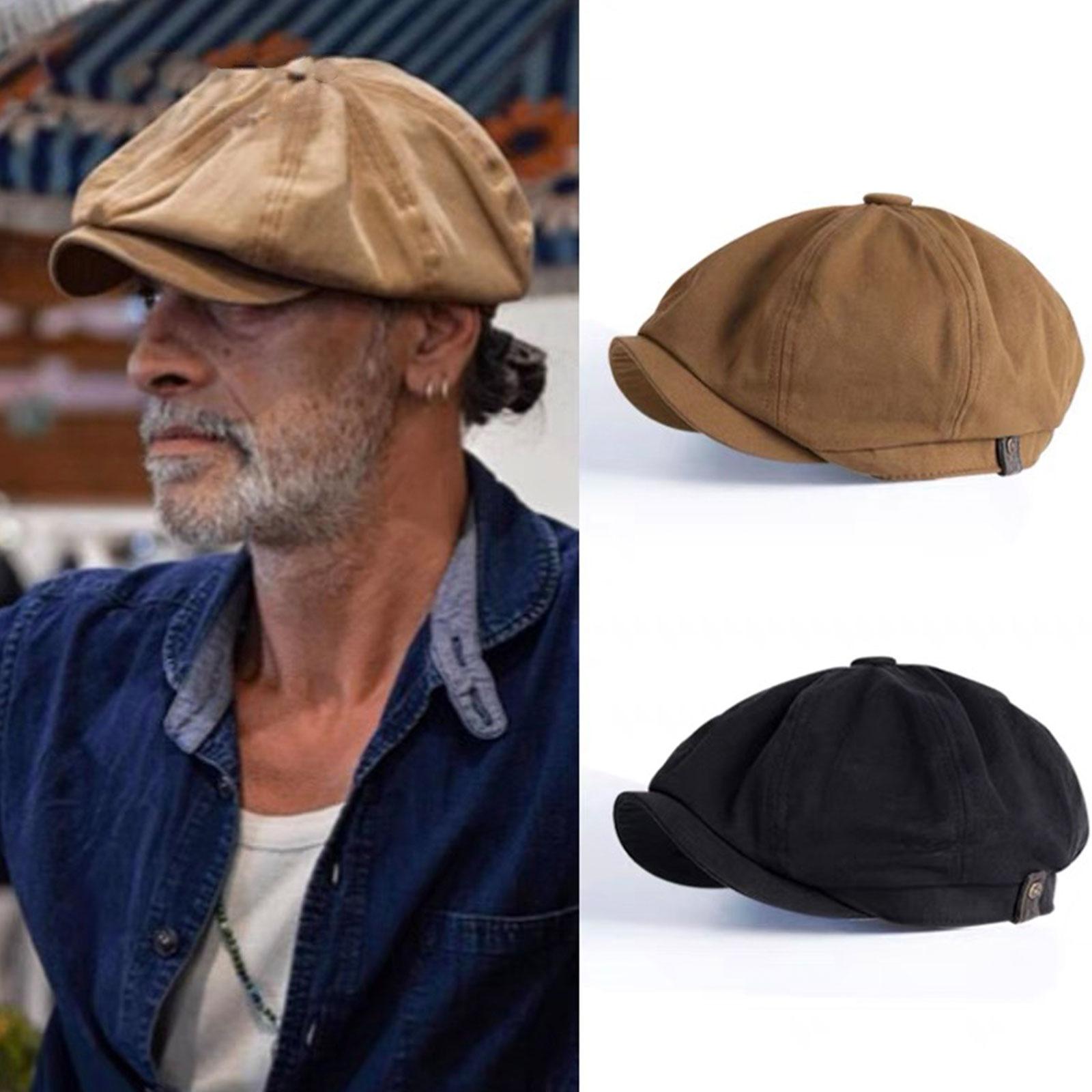Dad Hat Cotton - Gaya Inggris tukang koran katun pria