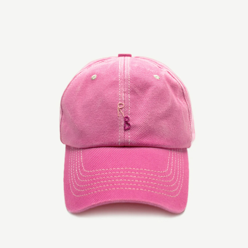 Dad Hat Cotton - Topi Bisbol Katun Monogram Kasual untuk