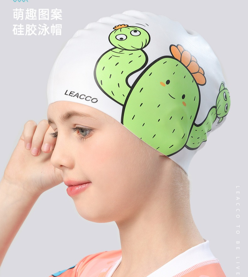 Swim Hat Silicone - Topi Renang Silikon Tahan Air untuk