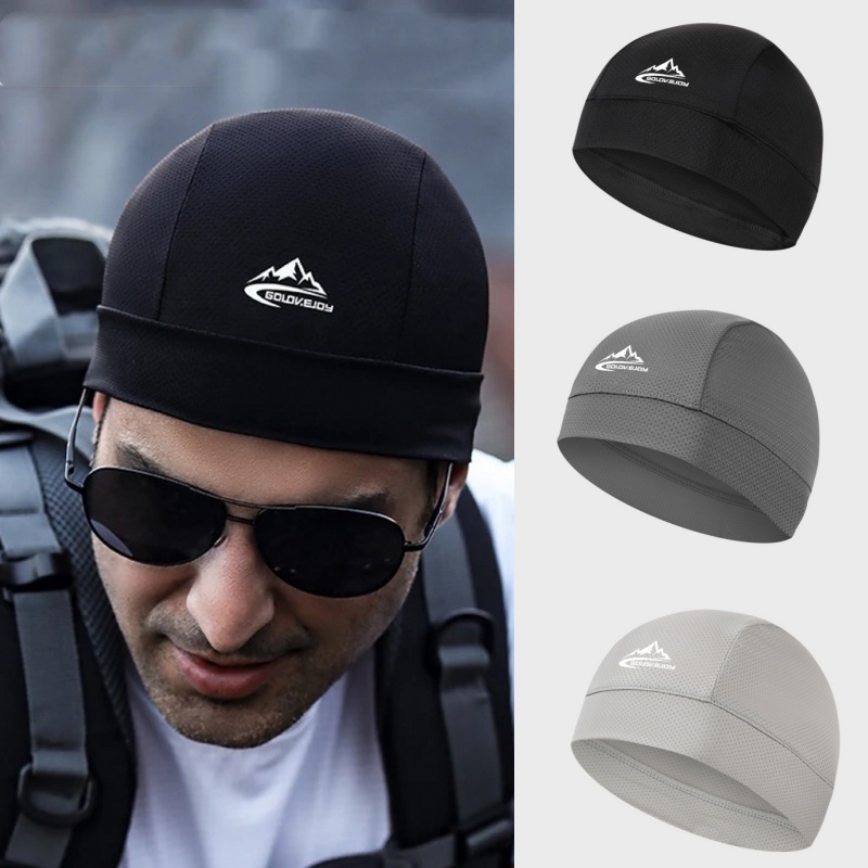 Topi Olahraga Lari Musim Panas - Skull Cap Helmet Liner ulasan dan harga