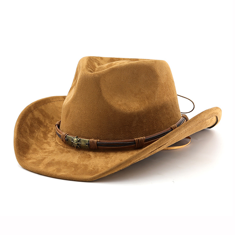 Topi Koboi Barat Bahan Suede u - Cowboy Hat Straw ulasan dan harga