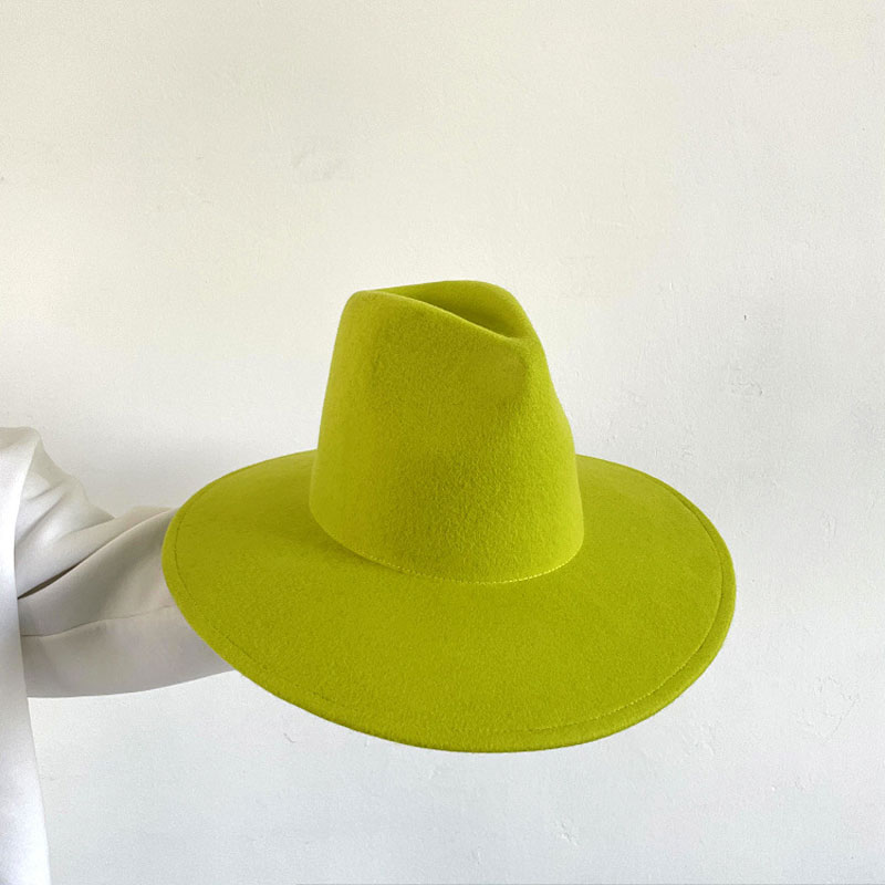 Topi Wol Desainer Mode Atas Ti - Fedora Hat Wool ulasan dan harga