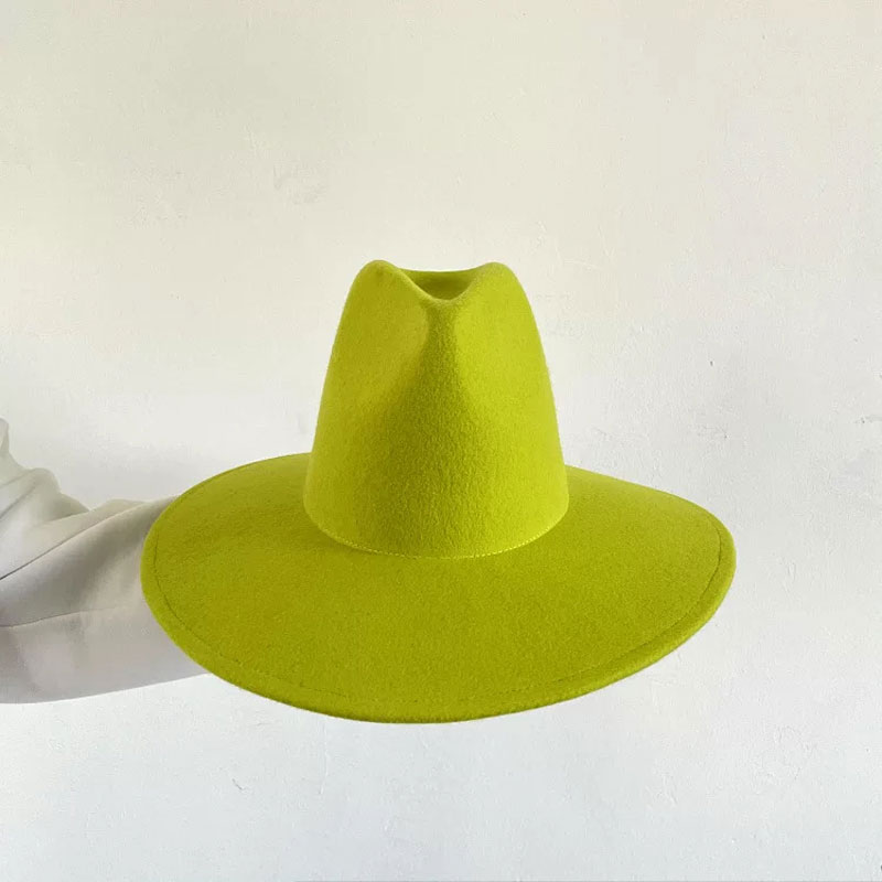 Topi Wol Desainer Mode Atas Ti - Fedora Hat Wool ulasan dan harga