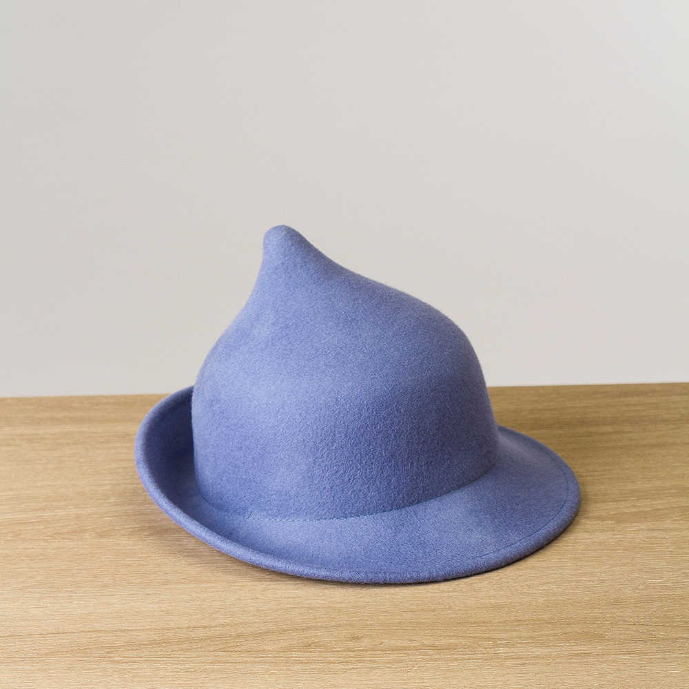 Topi Penyihir Runcing Wol 100% - Fedora Hat Wool ulasan dan harga