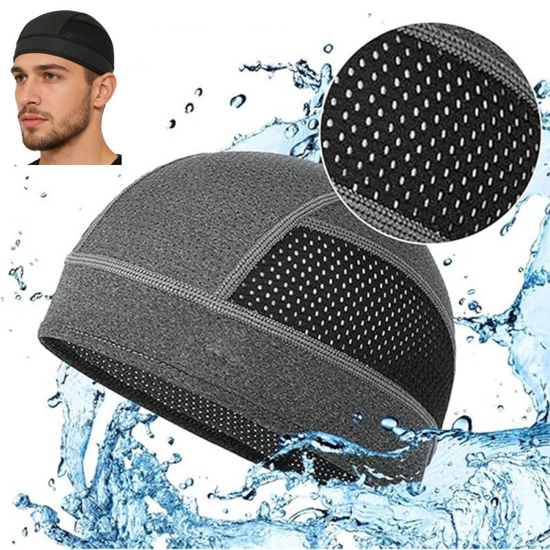 Topi Lari Jaring Bernapas Cepa - Skull Cap Helmet Liner ulasan dan harga
