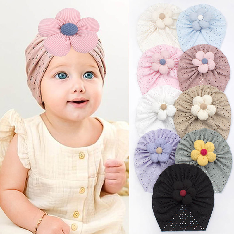 Topi Turban bayi bunga 3D, aks - Dad Hat Cotton ulasan dan harga