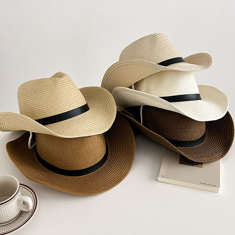 Topi Koboi Barat Musim Semi Te - Cowboy Hat Straw ulasan dan harga