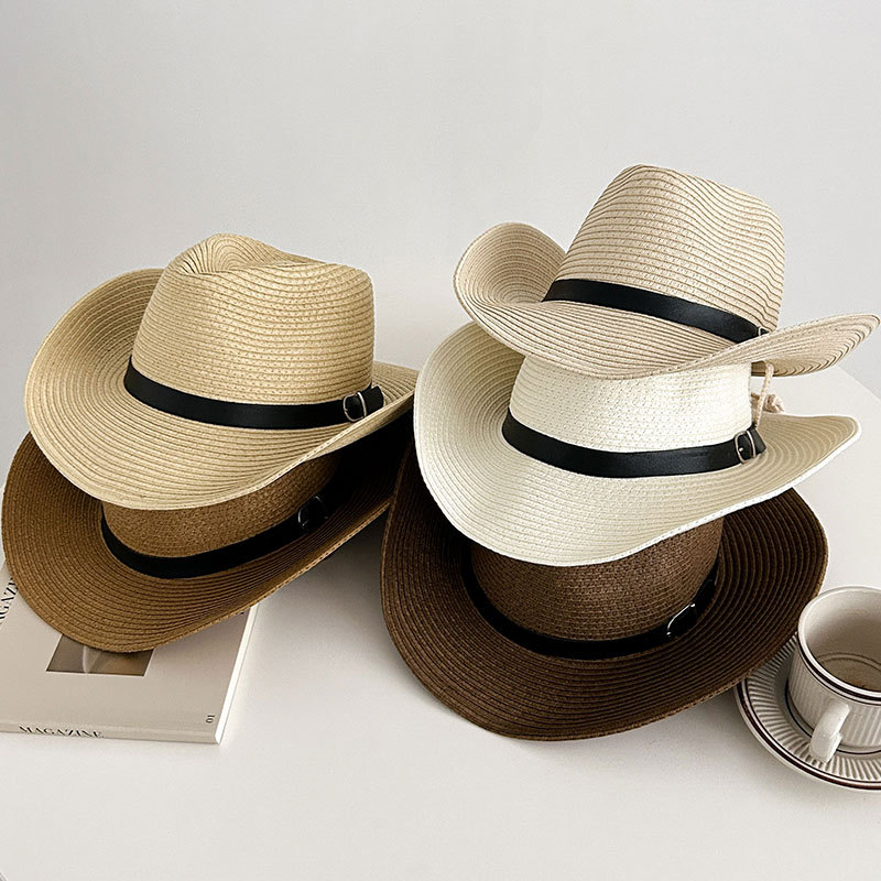 Topi Koboi Barat Musim Semi Te - Cowboy Hat Straw ulasan dan harga
