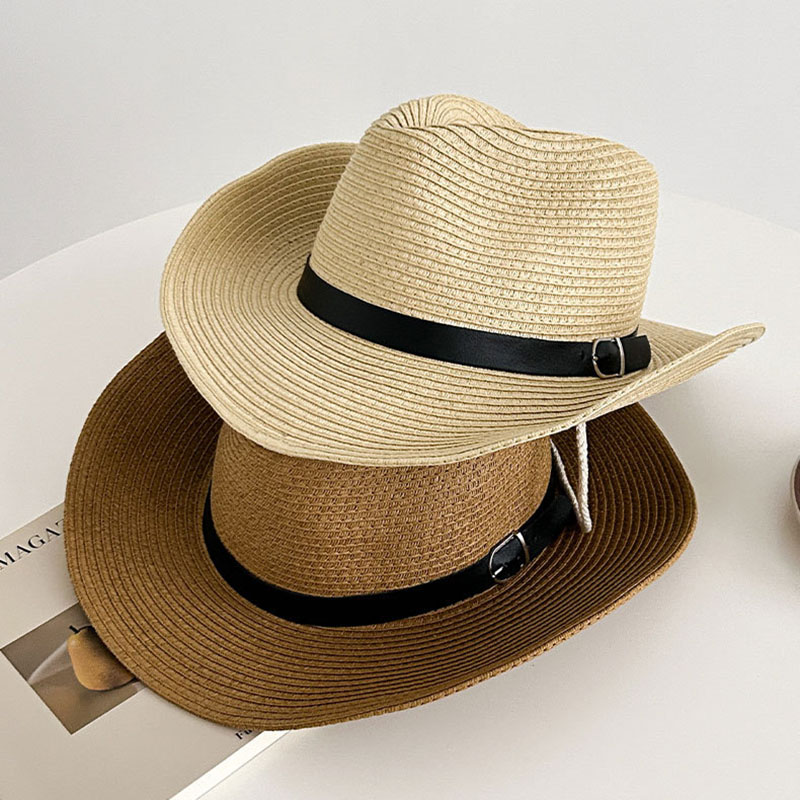 Topi Koboi Barat Musim Semi Te - Cowboy Hat Straw ulasan dan harga