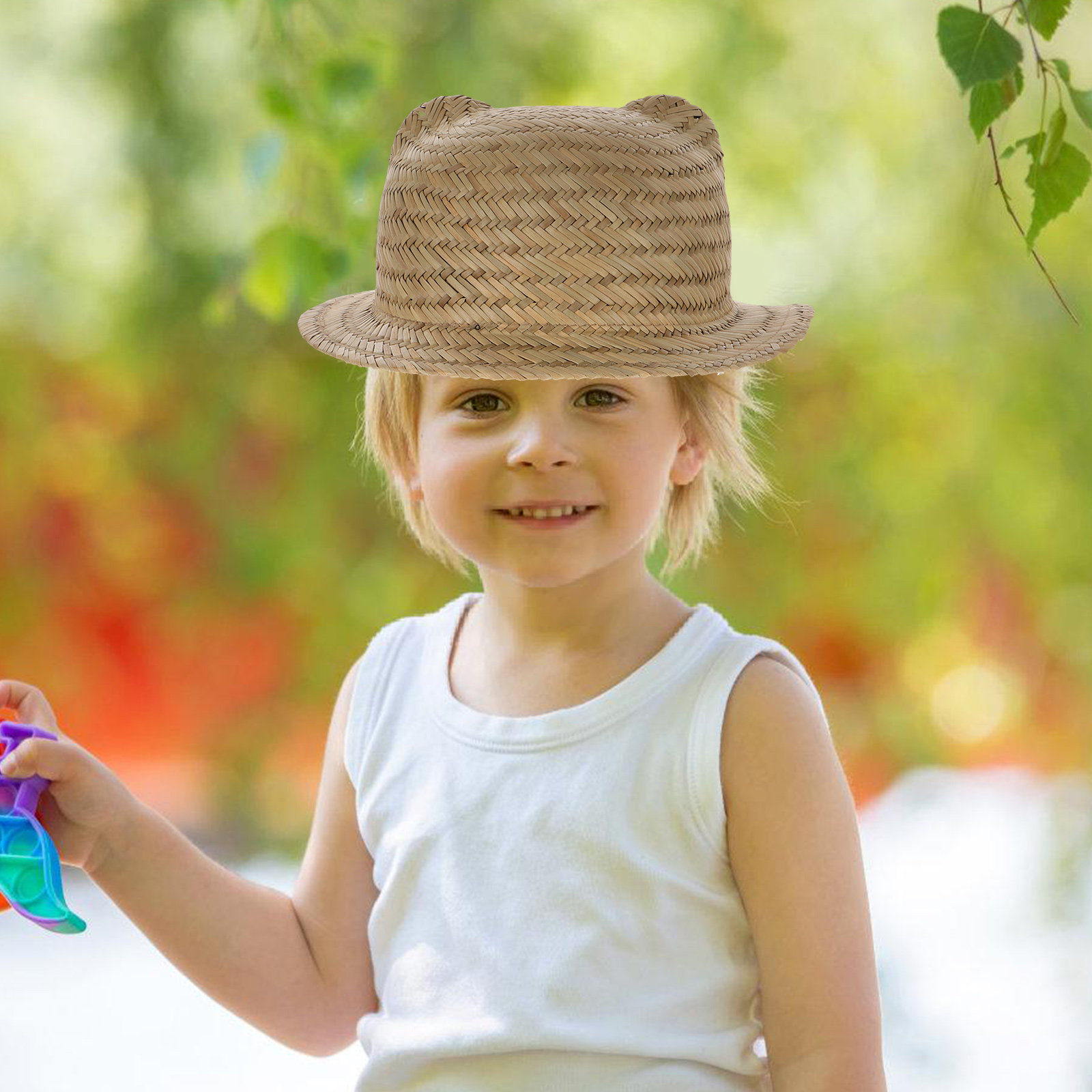 Topi Jerami Anak dengan Pinggi - Sun Hat Wide Brim ulasan dan harga