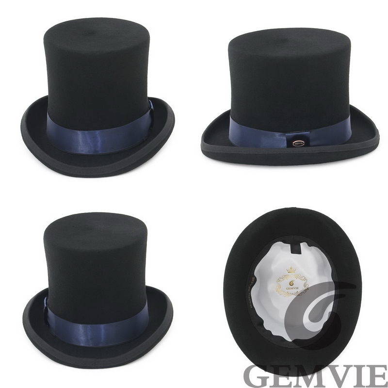 GEMVIE Topi Atas Bulu Wol 17Cm - Fedora Hat Wool ulasan dan harga