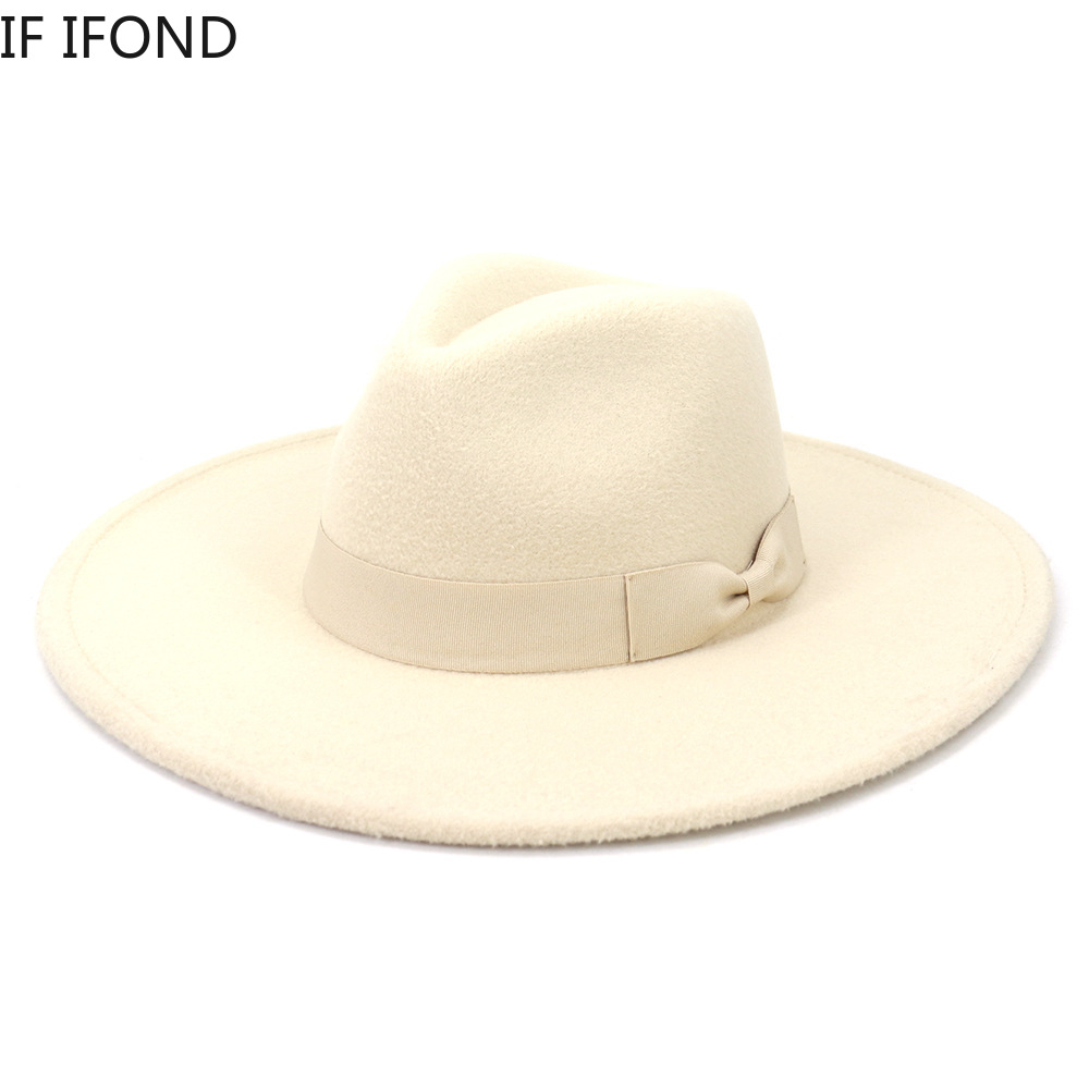 Topi Wanita Pinggiran Lebar Be - Fedora Hat Wool ulasan dan harga