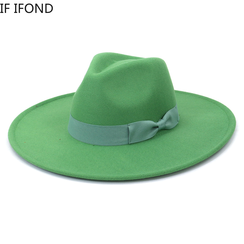 Topi Wanita Pinggiran Lebar Be - Fedora Hat Wool ulasan dan harga