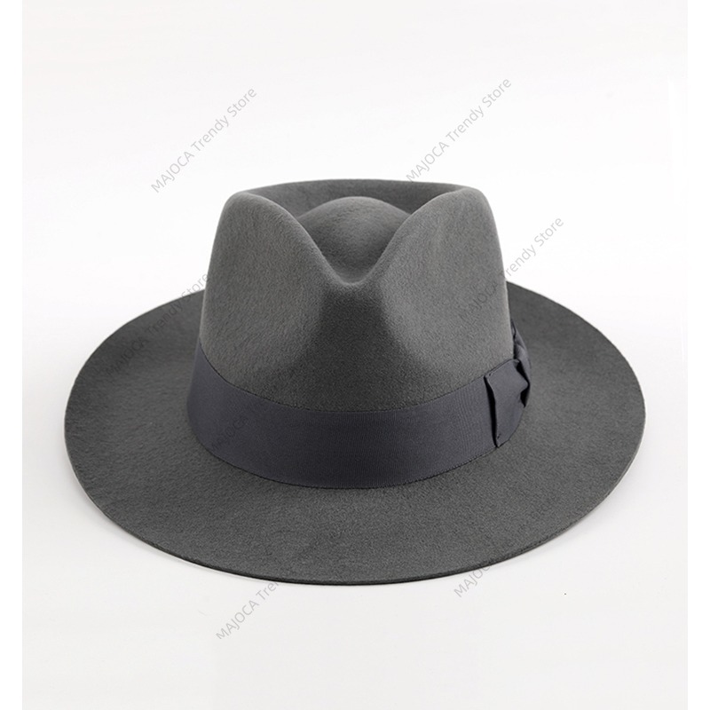 Topi Fedora Pria Klasik Bahan  - Fedora Hat Wool ulasan dan harga