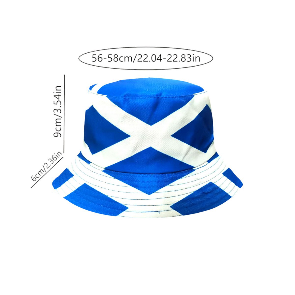 Topi Bucket Cetak Bendera Pial - Bucket Hat Cotton ulasan dan harga