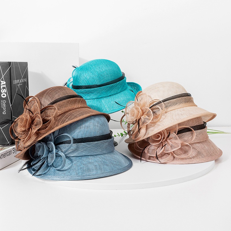 Topi Organza Trendy dengan Rum - Sun Hat Wide Brim ulasan dan harga