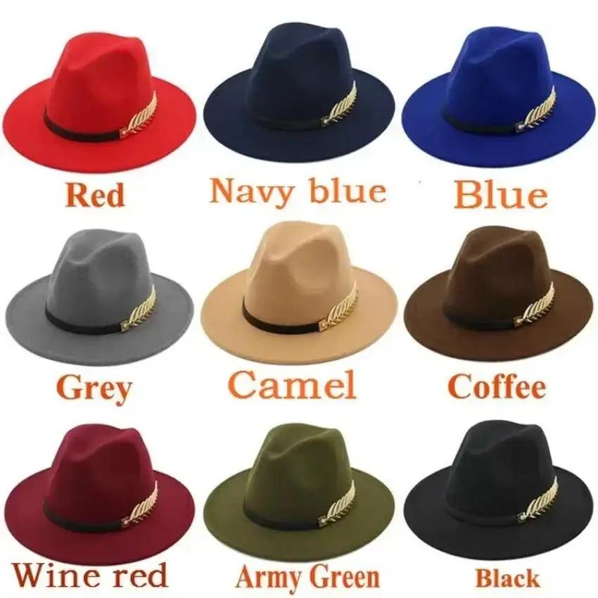 Topi Wol Pasangan Acara Formal - Fedora Hat Wool ulasan dan harga