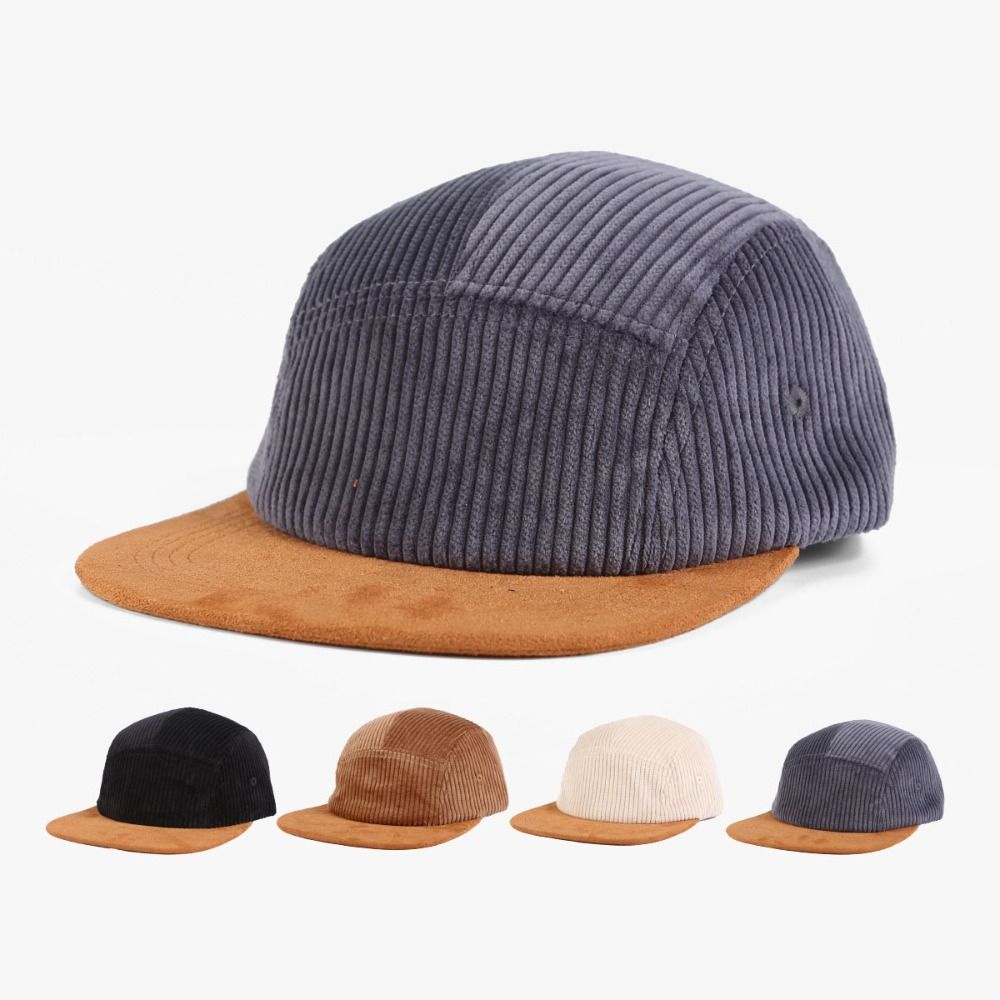 Topi Baseball Retro Serbaguna  - Corduroy Cap 5 Panel ulasan dan harga
