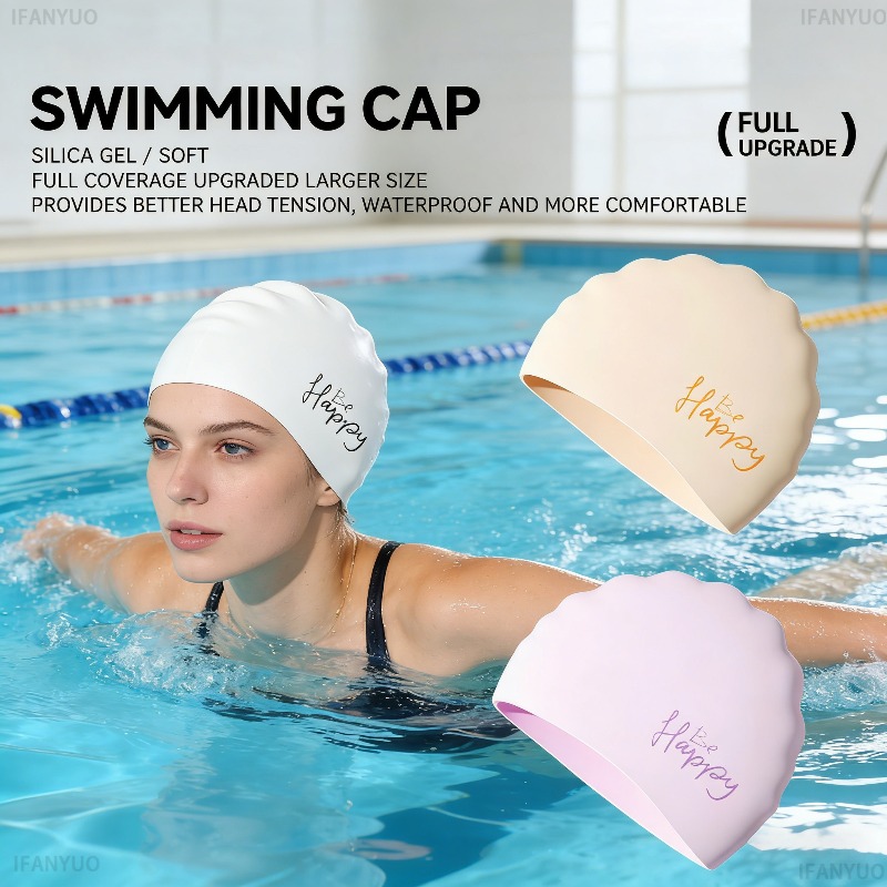 Topi Renang Silikon Wanita Top - Swim Hat Silicone ulasan dan harga
