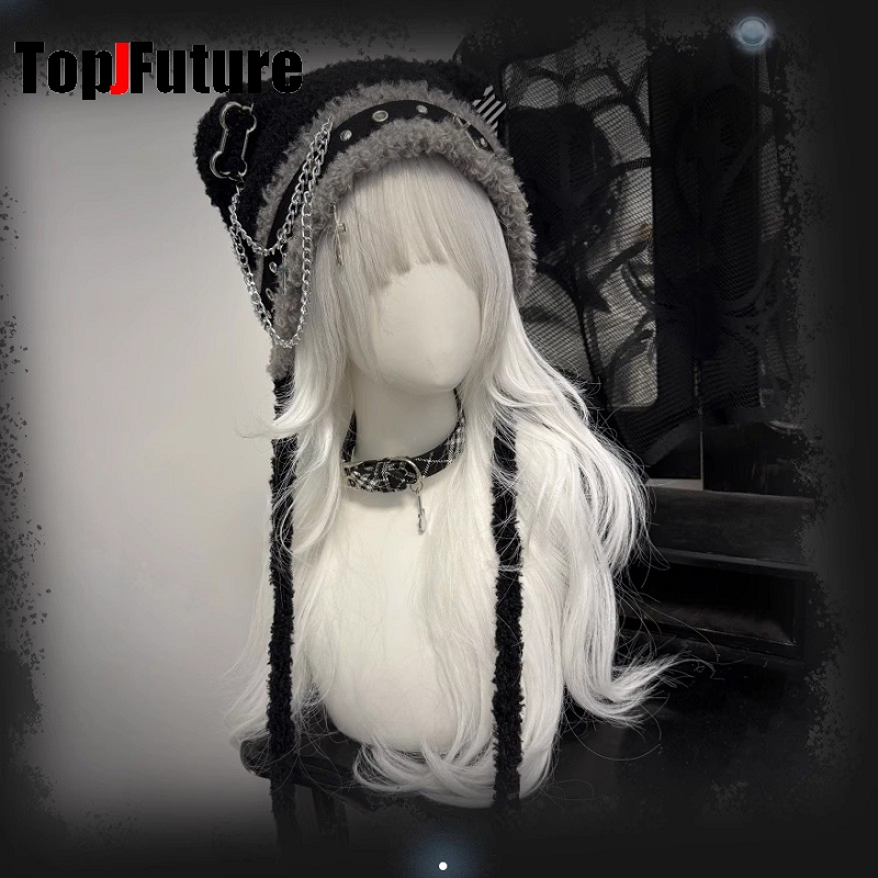 Topi Wanita Jepang Harajuku Y2 - Winter Trapper Hat ulasan dan harga