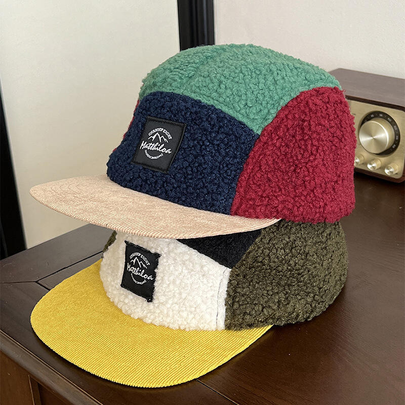 Topi Fleece Retro 5 Panel untu - Corduroy Cap 5 Panel ulasan dan harga
