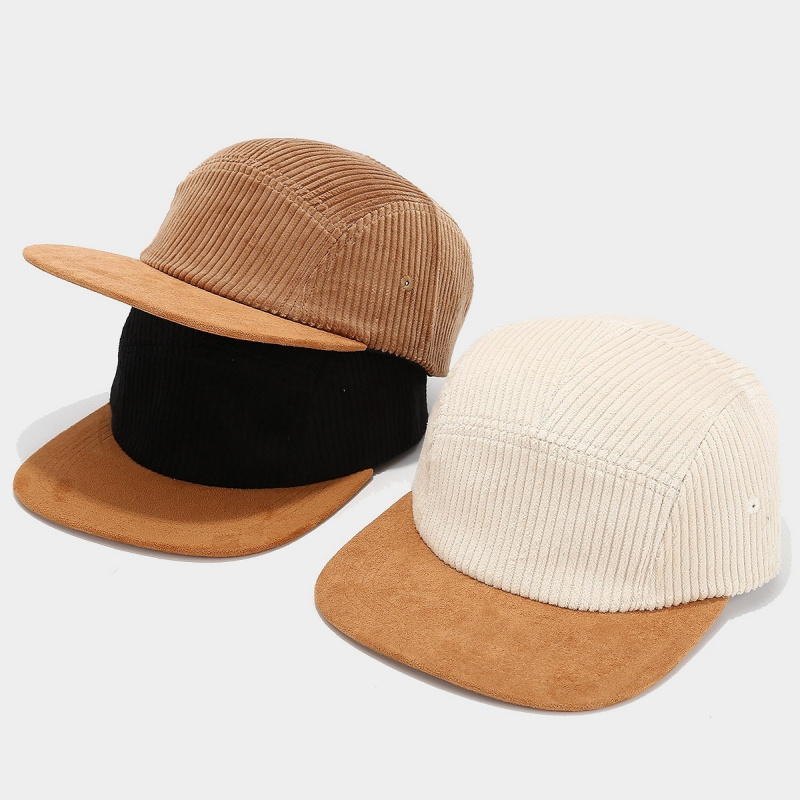Topi Retro Corduroy 5 Panel de - Corduroy Cap 5 Panel ulasan dan harga