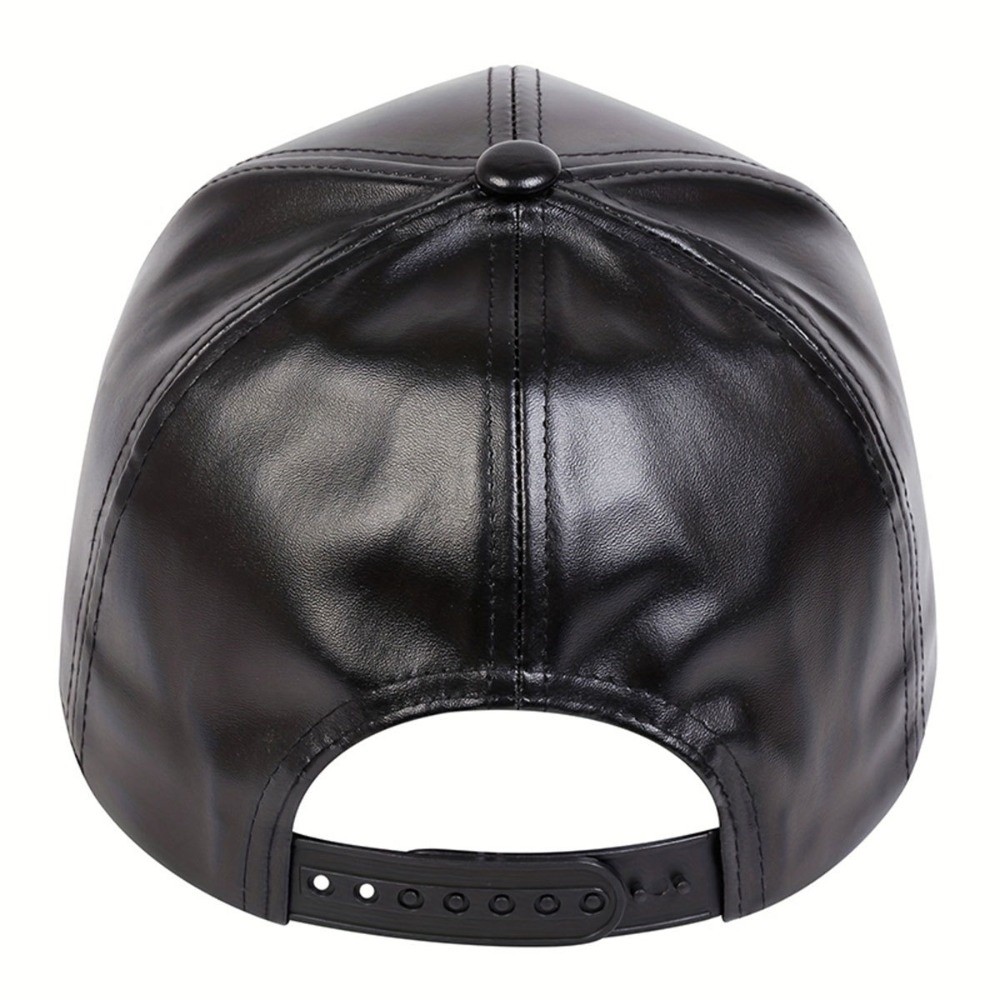 Topi Bisbol Solid PU Modis Top - Baseball Cap Structured ulasan dan harga
