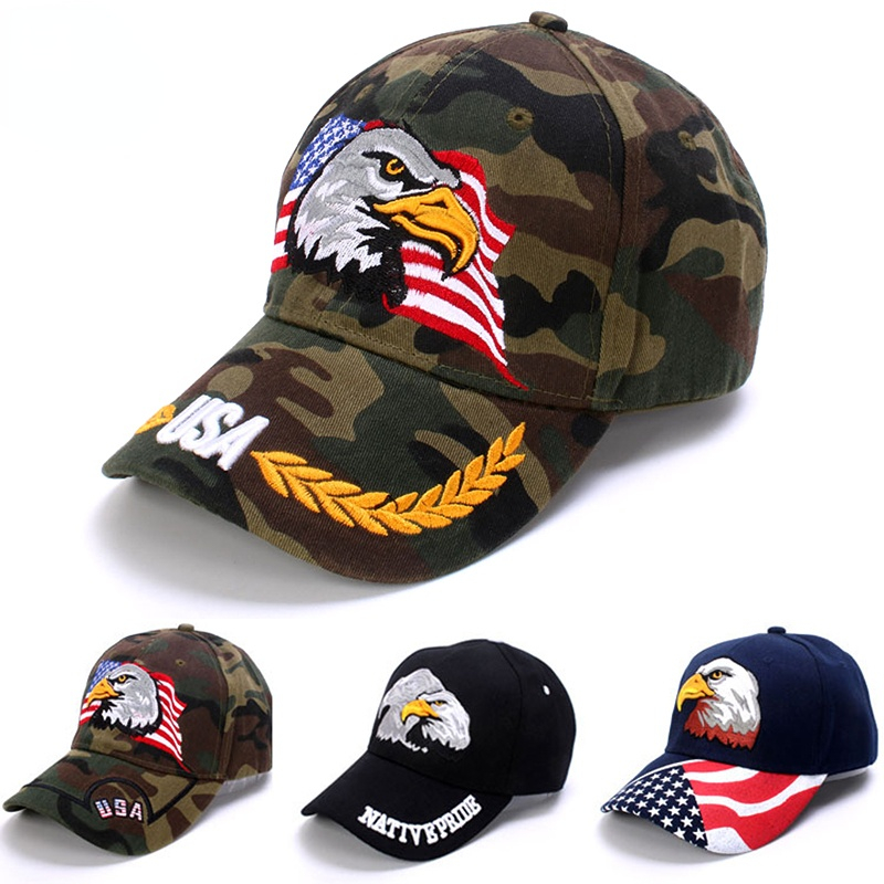 Topi Trucker Hitam Pria, Topi  - Dad Hat Cotton ulasan dan harga