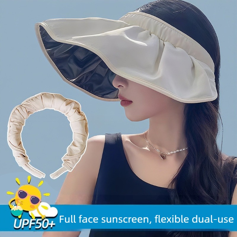 Topi Pelindung Matahari Lipat  - Visor Sun Hat ulasan dan harga