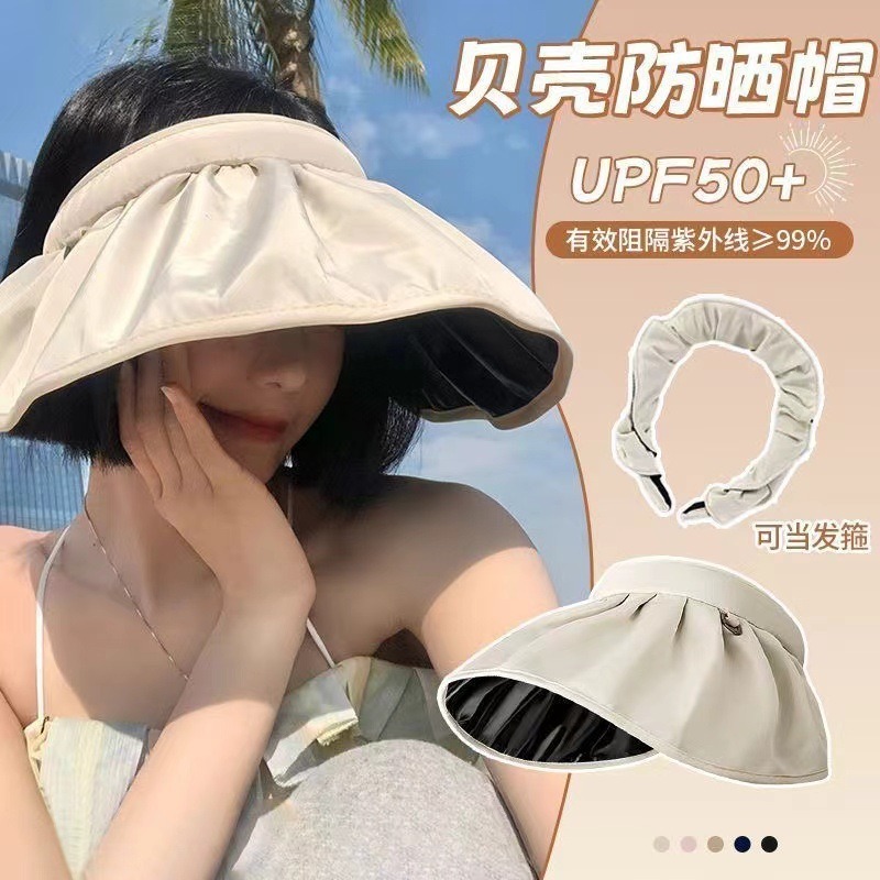 Topi Pelindung Matahari Lipat  - Visor Sun Hat ulasan dan harga