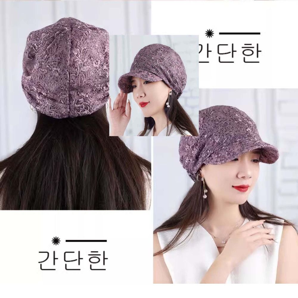 Topi Beanie Bunga Berongga Bor - Baseball Cap Structured ulasan dan harga