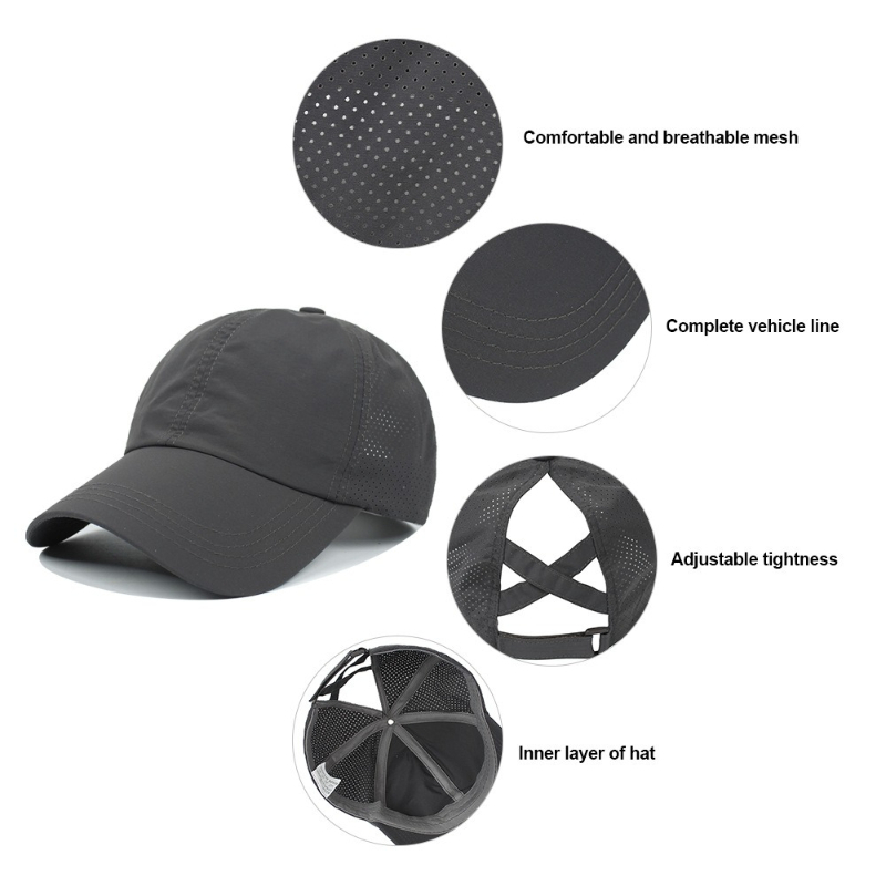 1 buah topi baseball wanita mo - Running Cap Lightweight ulasan dan harga